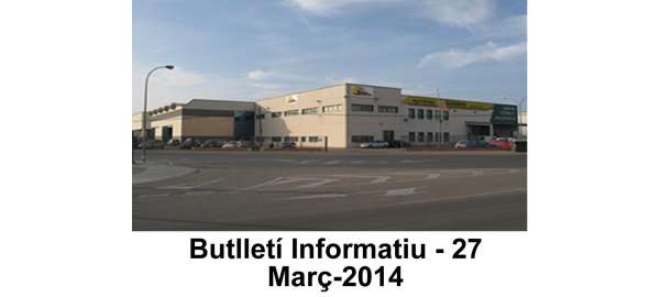 Butlletí Informatiu 27 - Març 2014